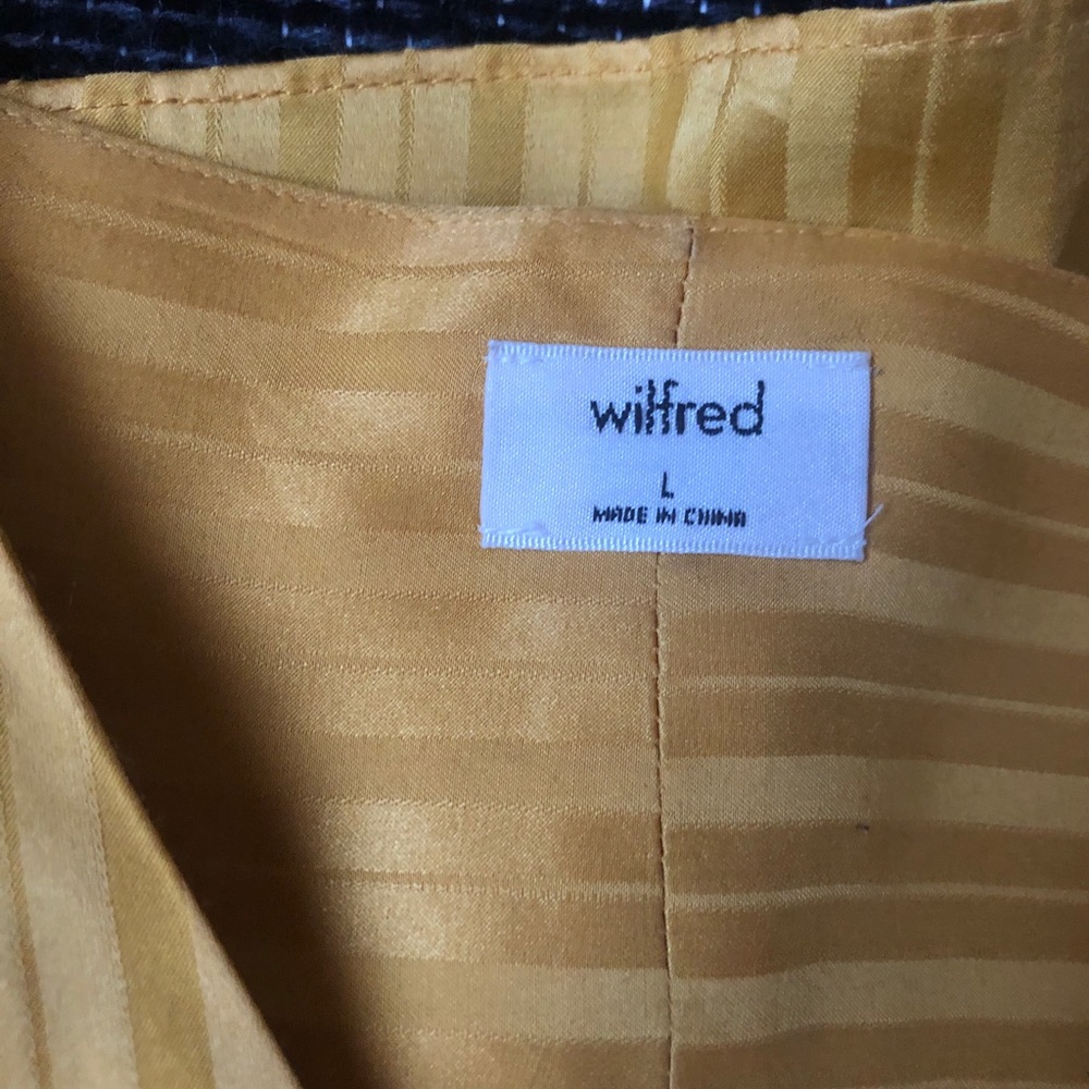 Wilfred Yellow Striped Blouse with Tie - Picture 2 of 4